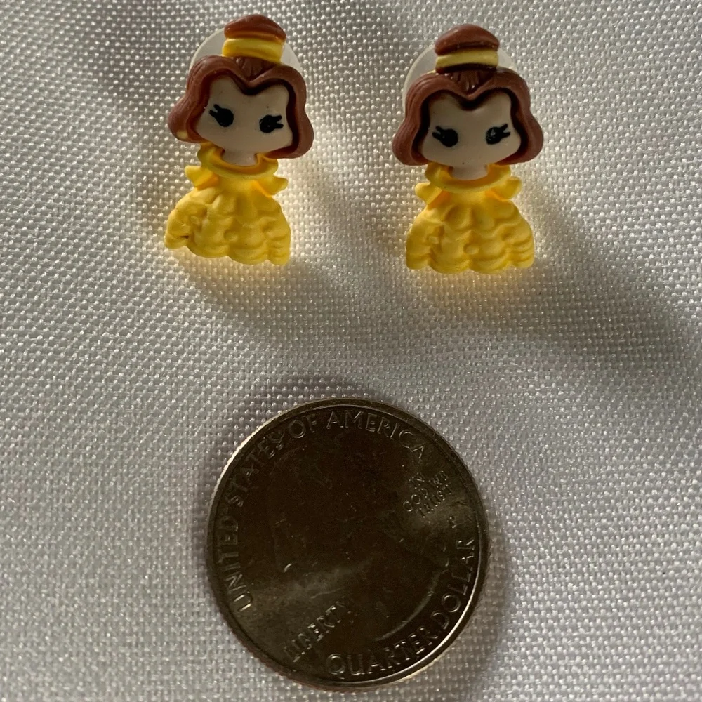NWT. Handmade Pierced Pretty Princess Earrings for Girls!  For ages 5 and up!
